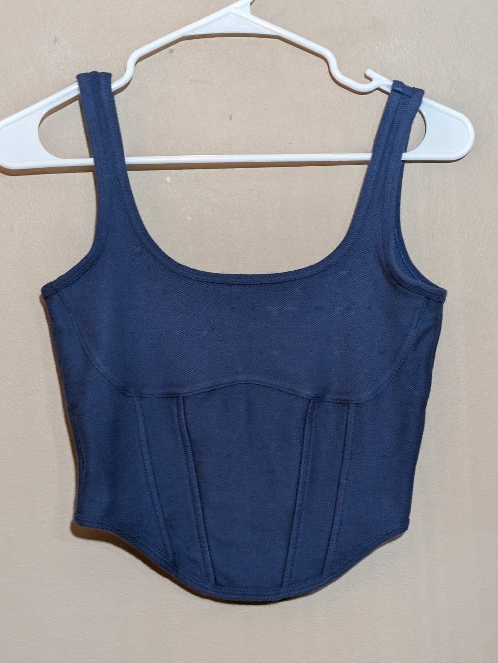 VS Pink Cinched Corset Top